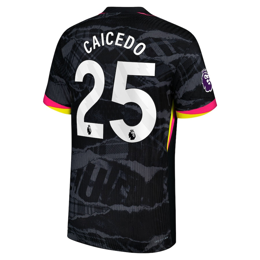 Moisés Caicedo Chelsea Nike 2024/25 Third Player Authentic T-shirt - Anthracite