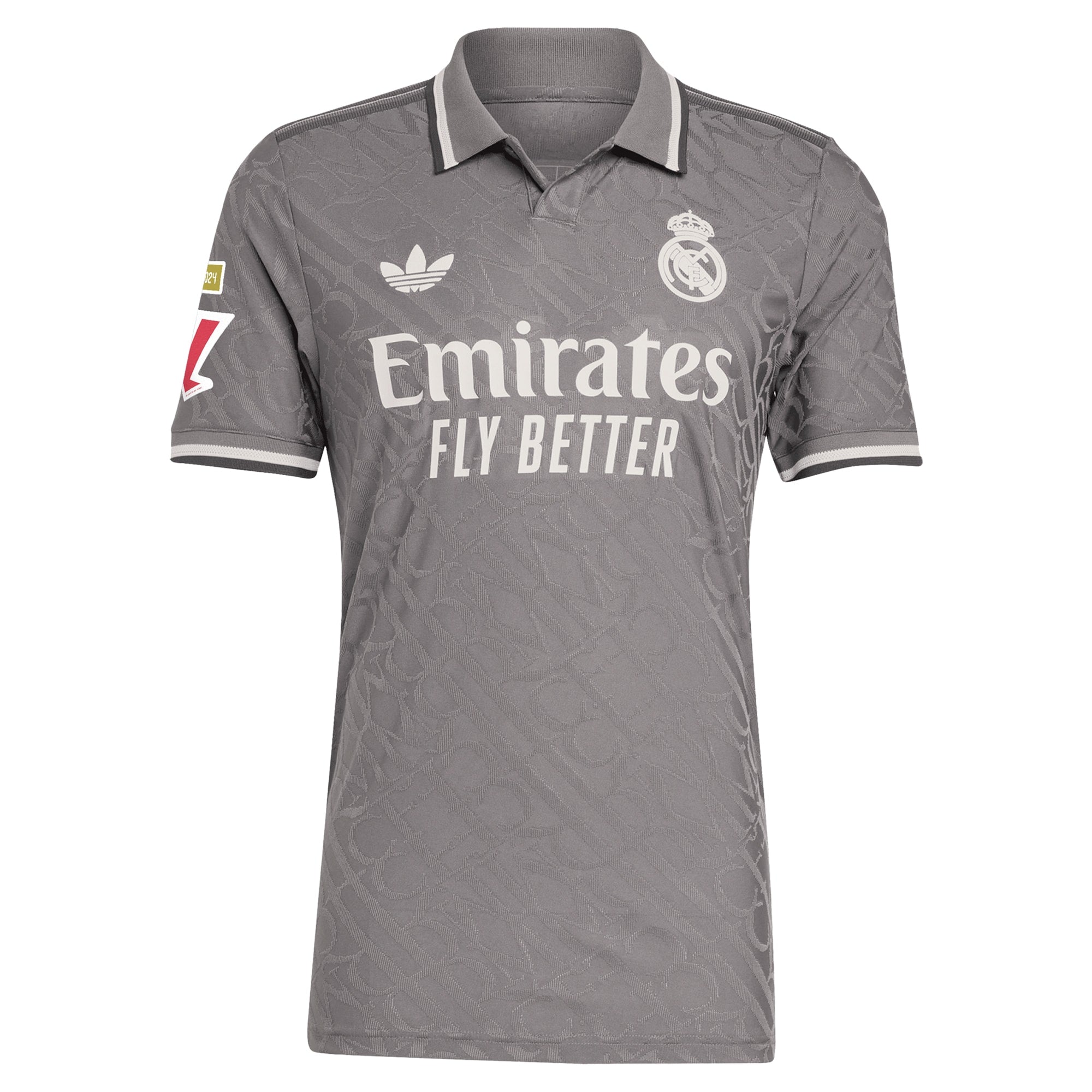 Vini Jr. Real Madrid adidas Originals 2024/25 Third Player Authentic T-shirt - Charcoal