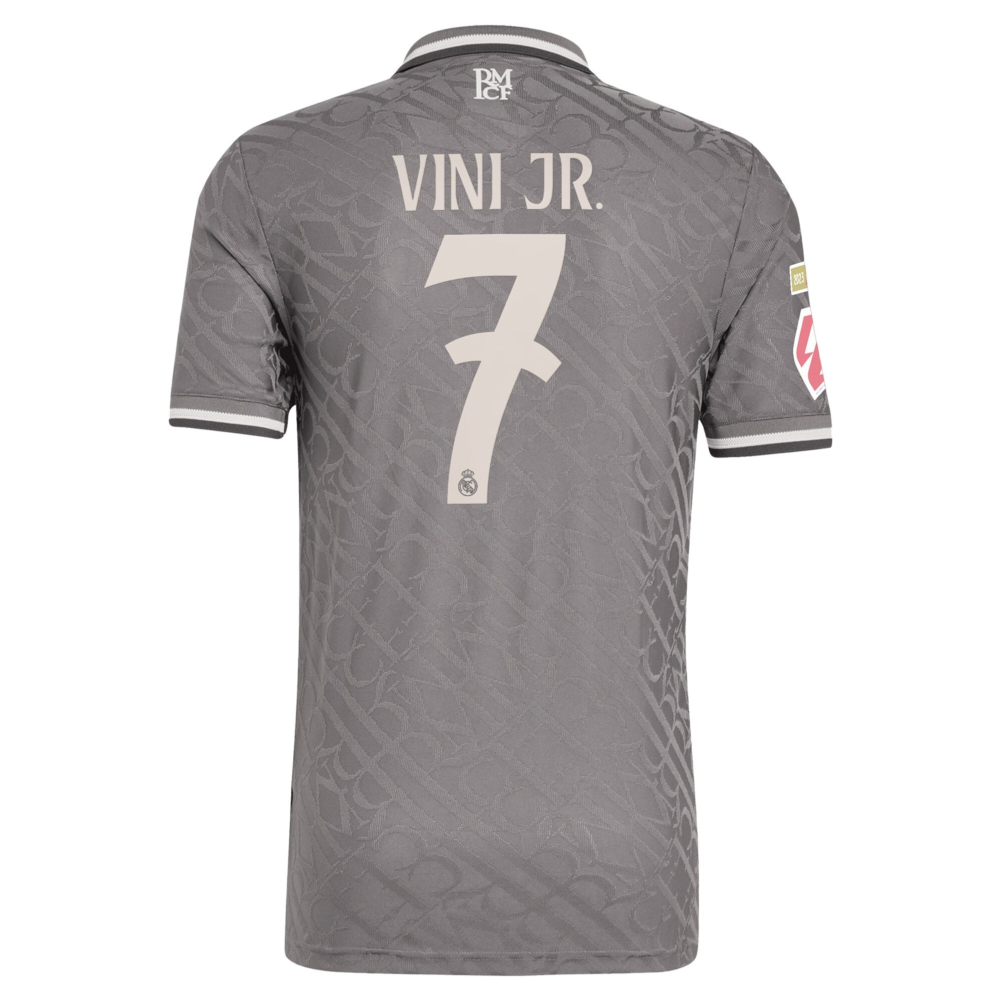 Vini Jr. Real Madrid adidas Originals 2024/25 Third Player Authentic T-shirt - Charcoal