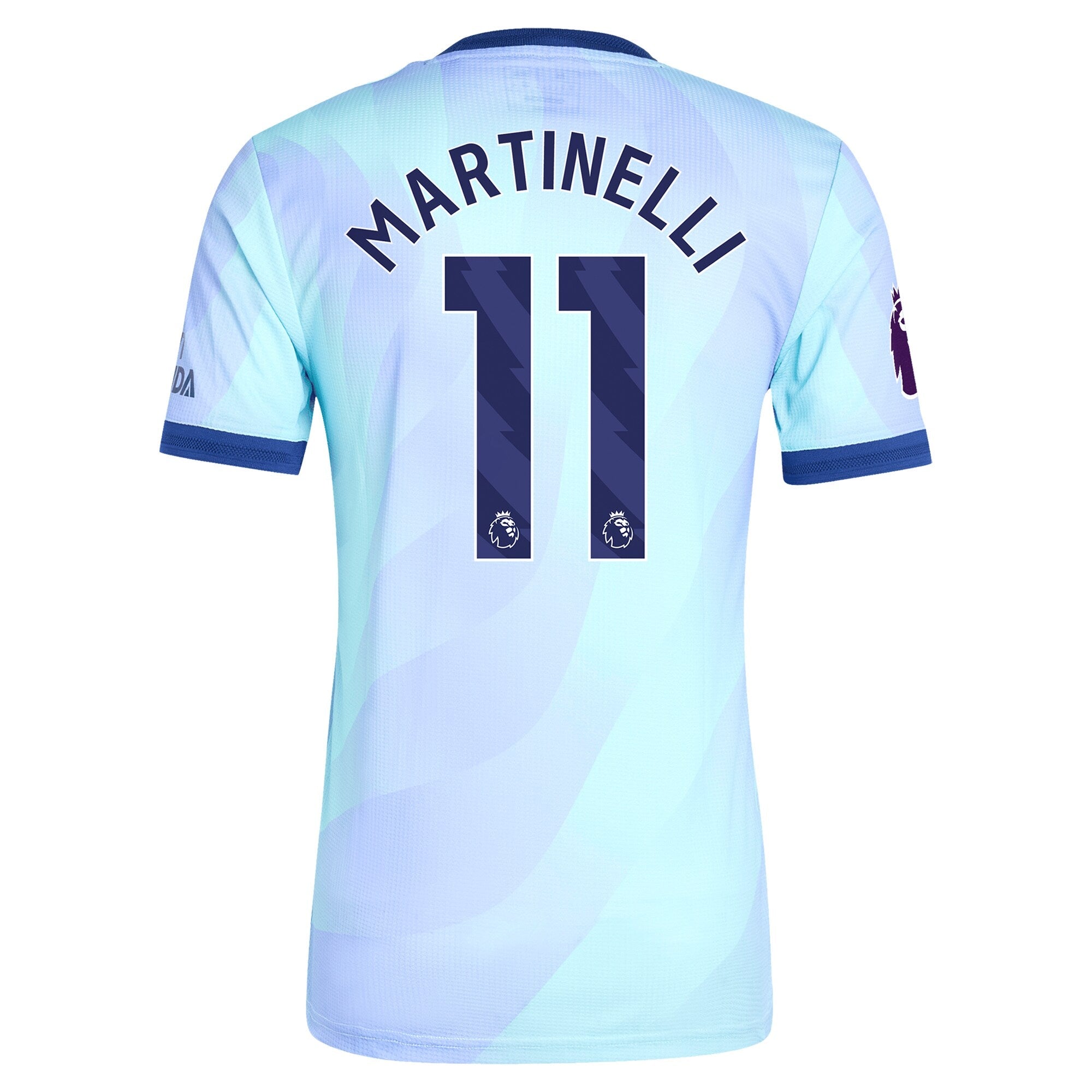 Gabriel Martinelli Arsenal adidas Originals 2024/25 Third Player Authentic T-shirt - Aqua