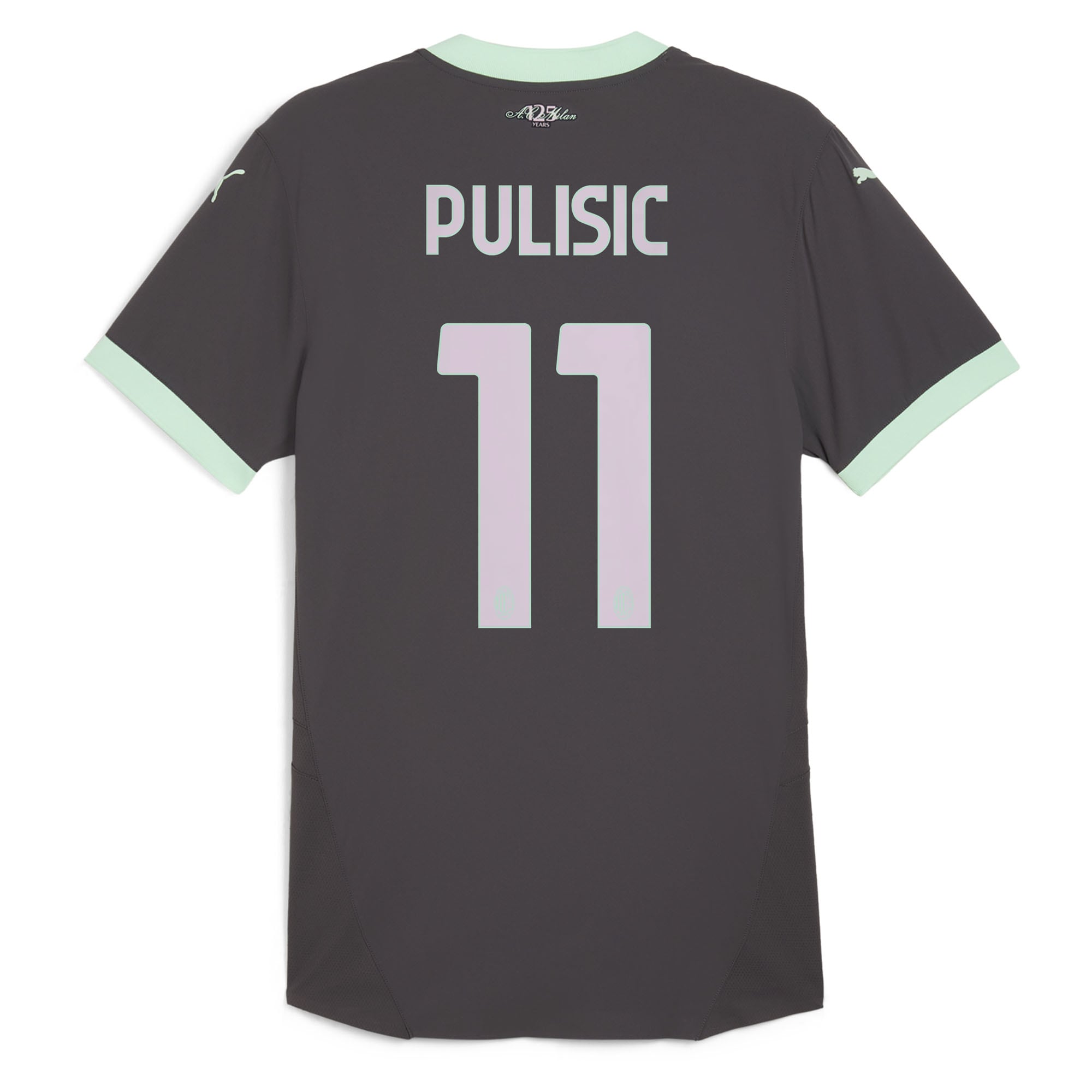 Christian Pulisic AC Milan Puma 2024/25 Third Player Authentic T-shirt - Charcoal