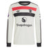 Manchester United adidas Originals 2024/25 Third Custom Long Sleeve Authentic T-shirt - Cream