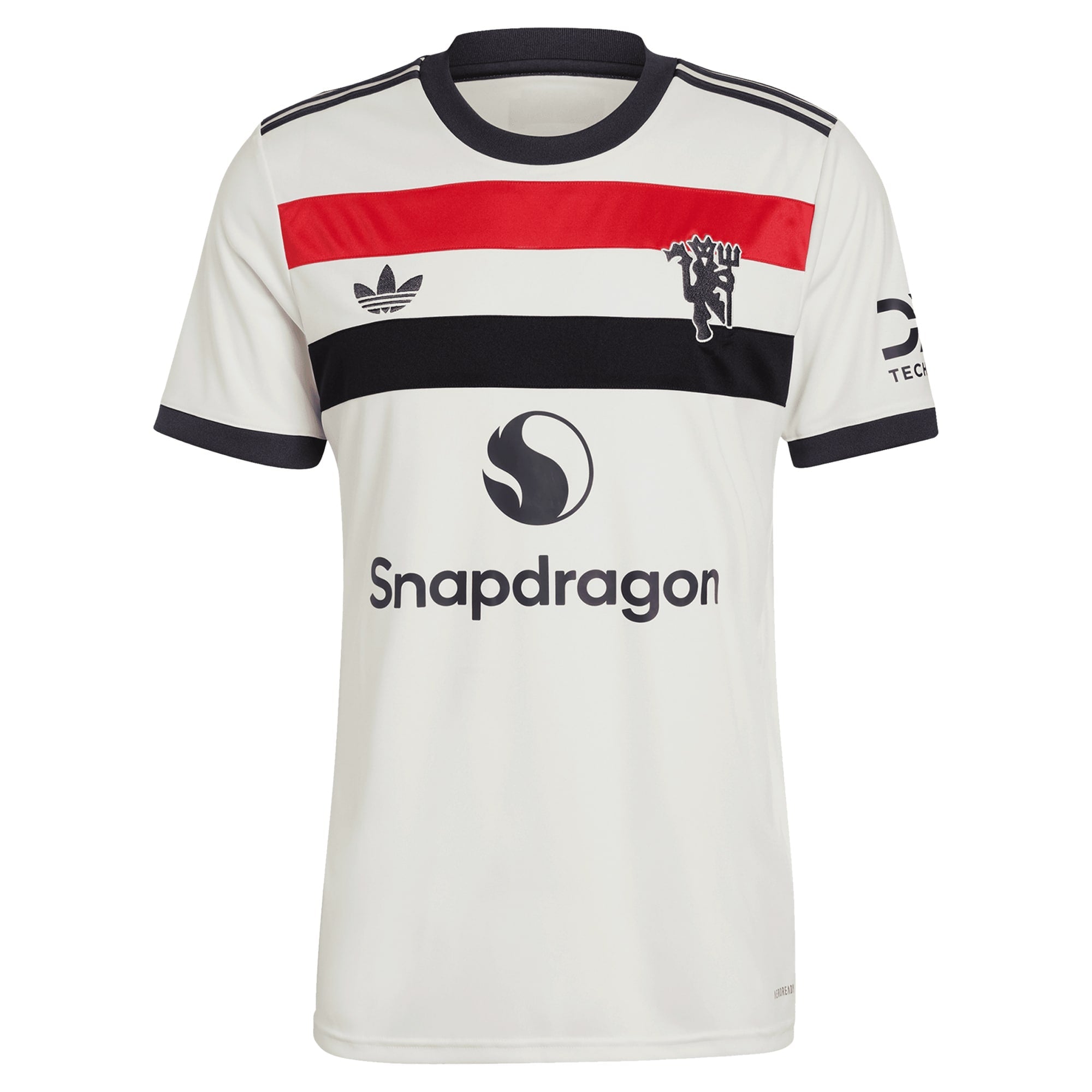 Manchester United adidas Originals 2024/25 Third Custom Authentic T-shirt - Cream