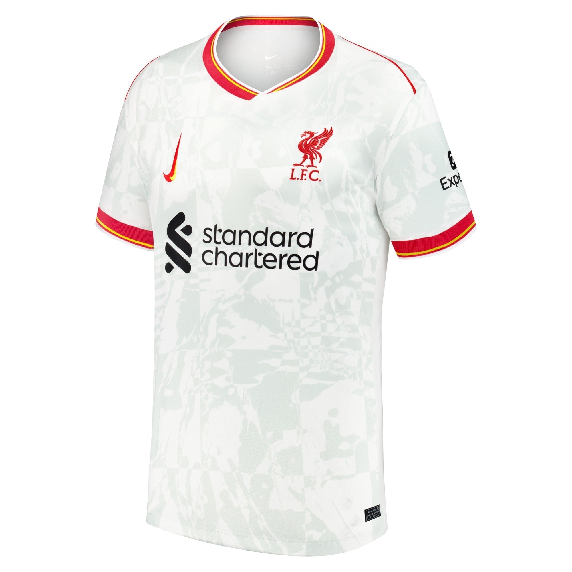 Liverpool Nike 2024/25 Third Custom  Authentic T-shirt - White