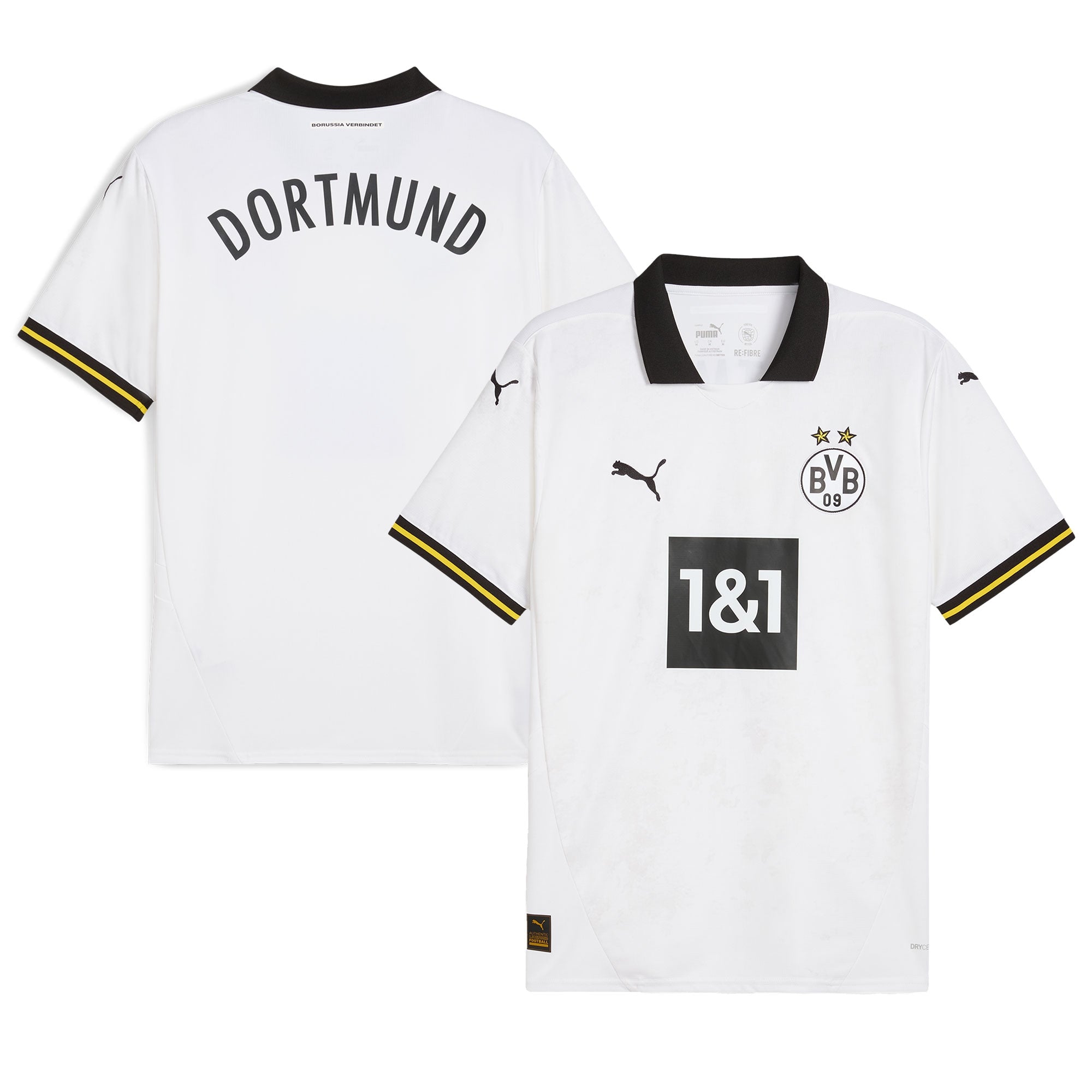 Borussia Dortmund Puma 2024/25 Third Authentic T-shirt - White
