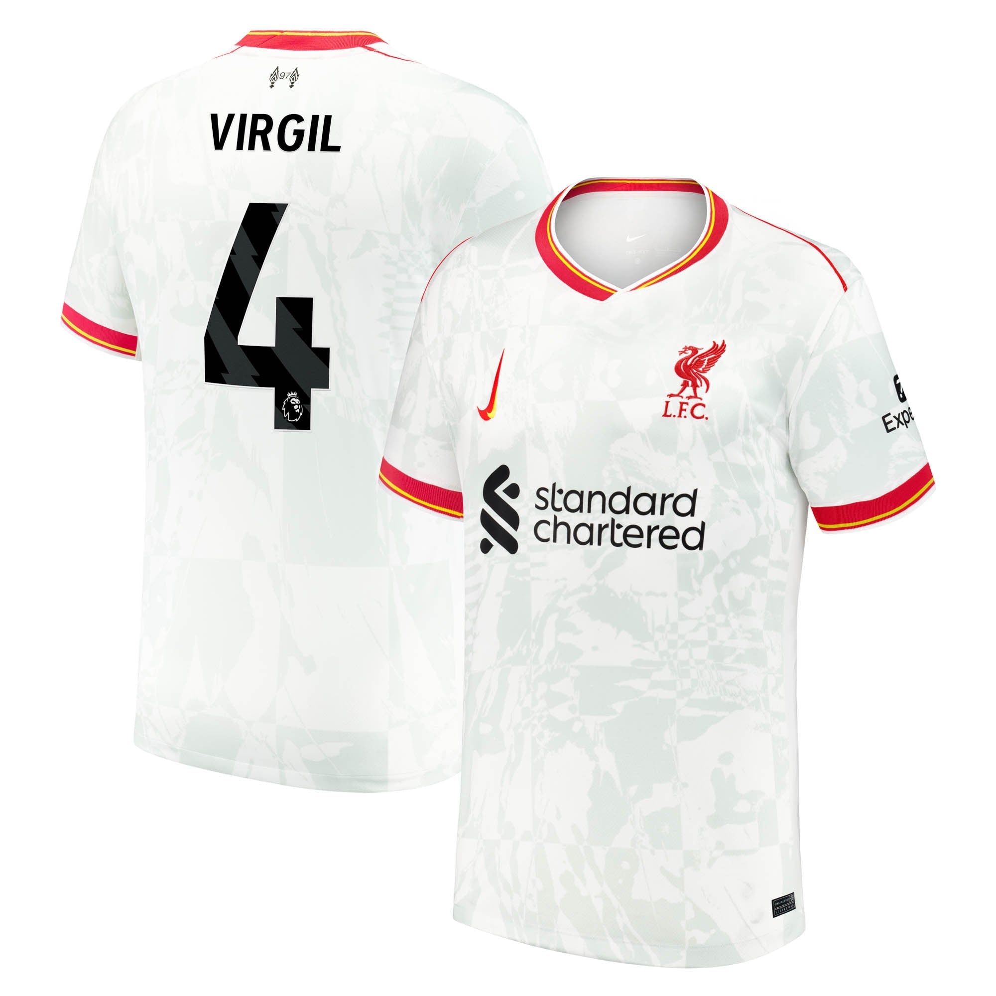 Virgil van Dijk Liverpool Nike 2024/25 Third Authentic T-shirt - White