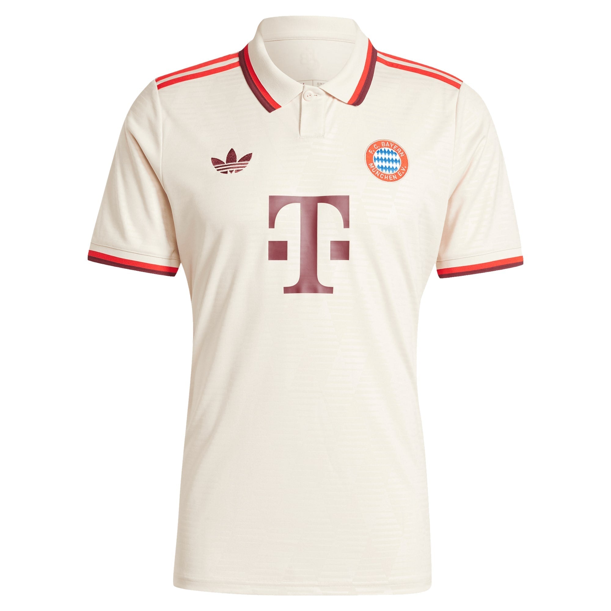 Jamal Musiala Bayern Munich adidas Originals 2024/25 Third Player Authentic T-shirt - Cream