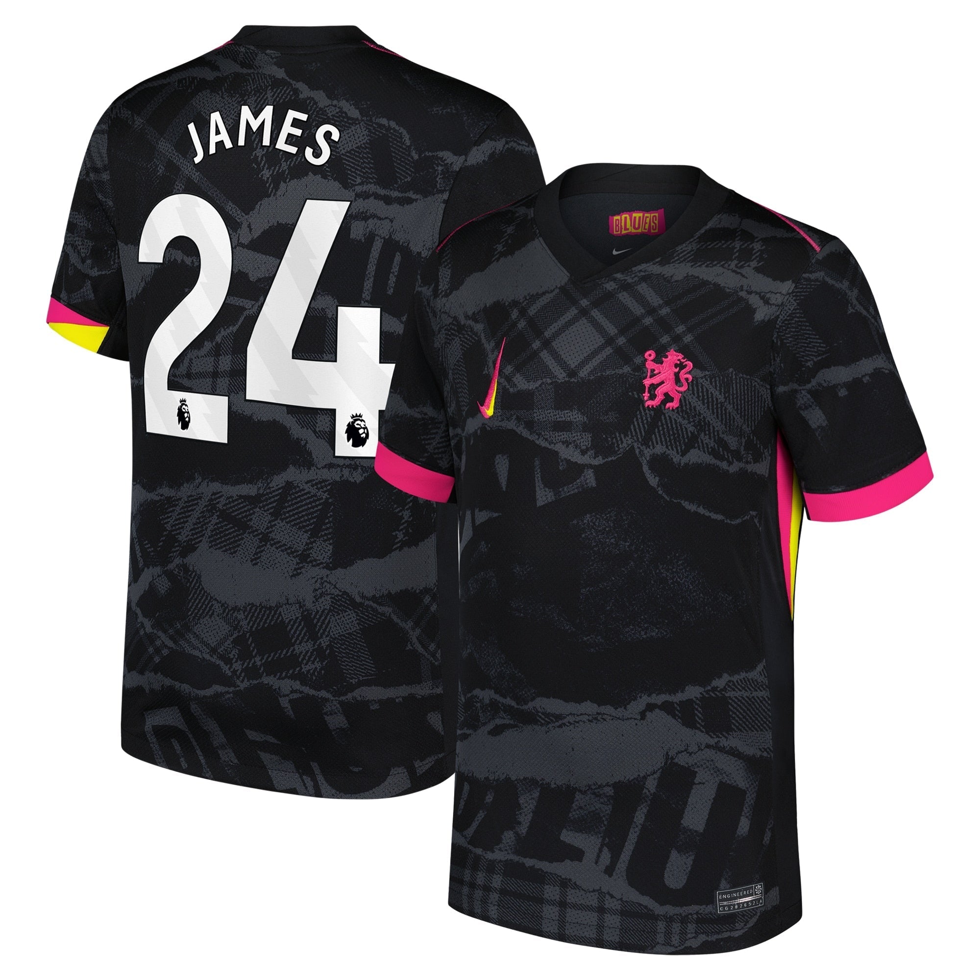 Reece James Chelsea Nike 2024/25 Third Player Authentic T-shirt - Anthracite