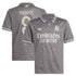 Kylian Mbappé Real Madrid adidas Originals Youth 2024/25 Third Player Authentic T-shirt - Charcoal