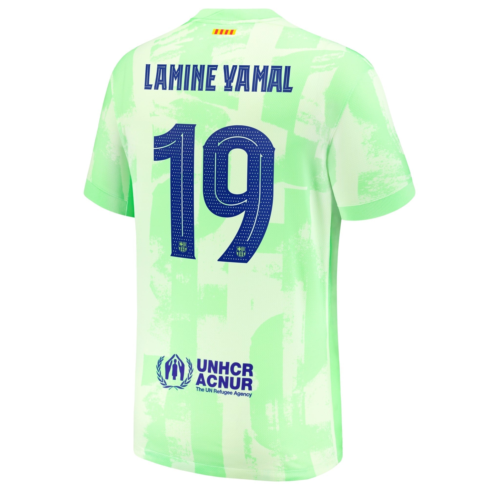 Lamine Yamal Barcelona Nike 2024/25 Third Player Authentic T-shirt - Yellow