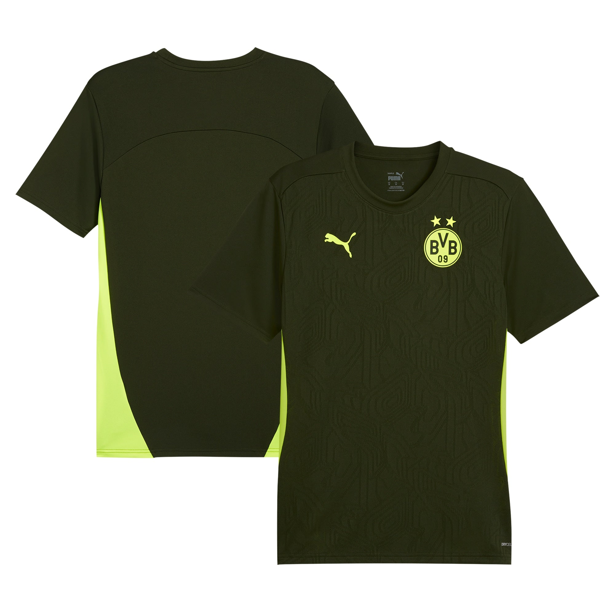 Borussia Dortmund Puma 2024/25 Training Authentic T-shirt - Green