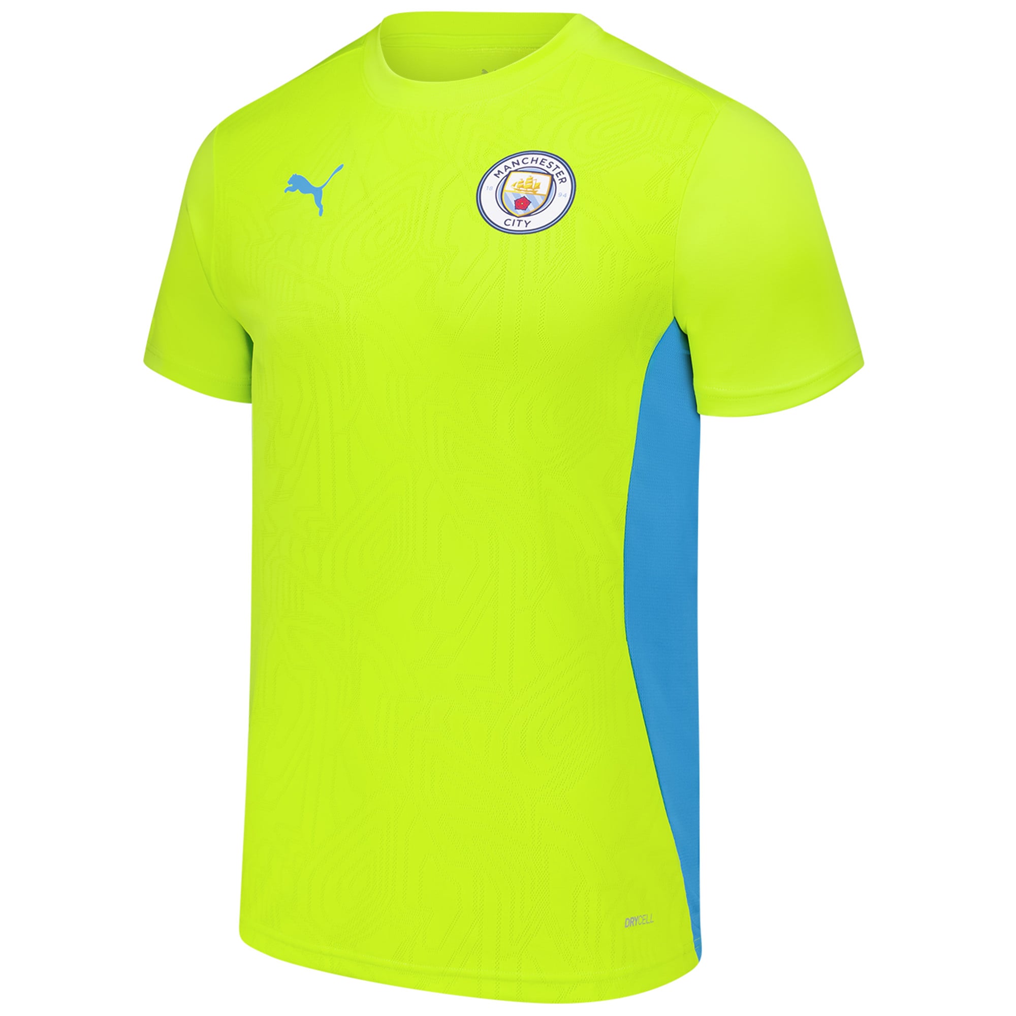Manchester City Puma 2024/25 Training Authentic T-shirt - Yellow