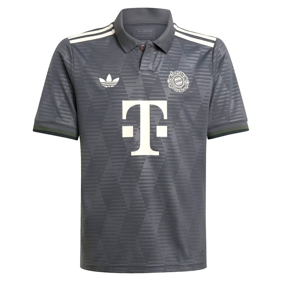 Bayern Munich adidas Youth 2024/25 Wiesn Authentic T-shirt - Gray