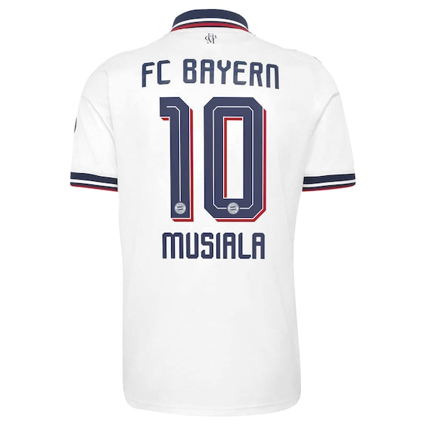 Jamal Musiala Bayern Munich adidas 2026/27 Away Replica Jersey - White
