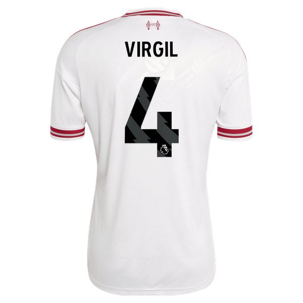 Virgil van Dijk Liverpool adidas 2026/27 Away Replica Jersey - White