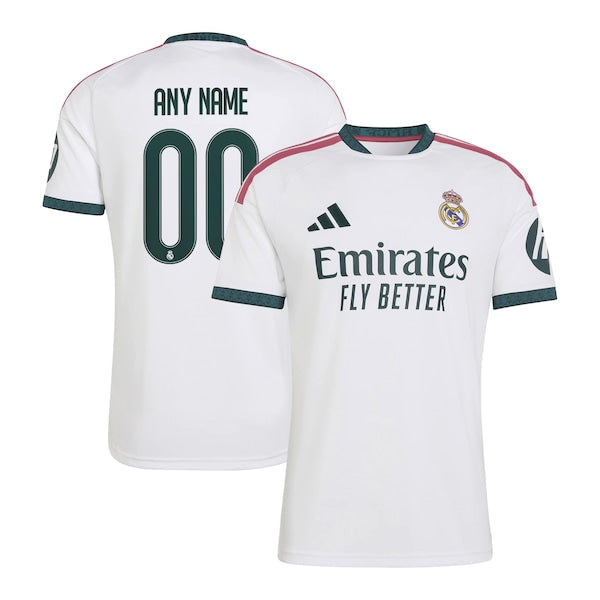 Adidas Real Madrid 2026/27 Home Replica Custom Jersey White
