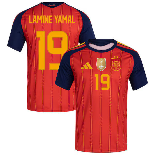 Lamine Yamal Spain National Team adidas 2026 FIFA World Cup Champions Replica Jersey - Red