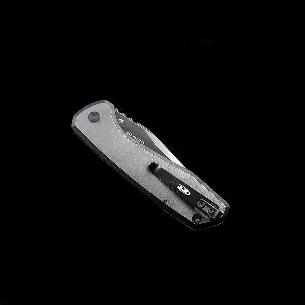 Zero Tolerance 0512 Automatic Folding Knife – 3.45" CPM-CruWear Dark Bronze Cerakote Blade – Premium Canvas Micarta Handle