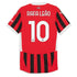 AC Milan PUMA Home Authentic Shirt 2024-25 with Rafa Leao 10 printing