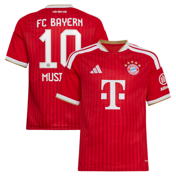 Adidas Jamal Musiala Bayern Munich 2026/27 Home Replica Youth Jersey Red