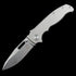 Demko Dynamics MG AD20S Folding Knife – 3.25" M390 Premium Steel Shark-Foot Blade – Precision Titanium Alloy Handle