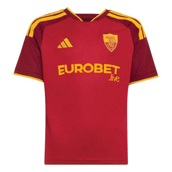 AS Roma adidas Youth 2026/27 Home Replica Jersey - Red