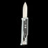 REATE Gravity Double Blade Knife – 3.15" D2 Steel Satin Blade – Aluminum & G10 Hybrid Handle