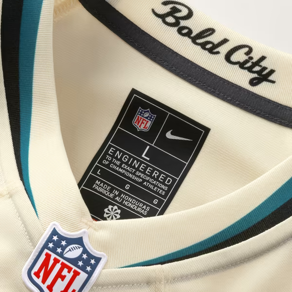 Trevor Lawrence Jacksonville Jaguars Nike 2026 Rivalries Collection Game Jersey - Natural