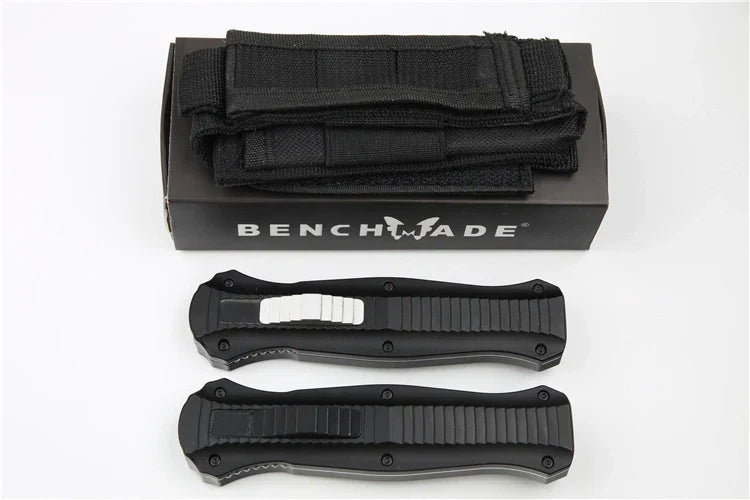 Benchmade 3300 Infidel Out-the-Front (OTF) Automatic Knife – 3.95" D2 Tool Steel Double-Edge Dagger