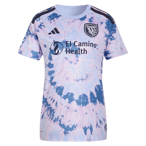Adidas San Jose Earthquakes Women's 2026 The Dead Kit Replica Custom Jersey Light Blue