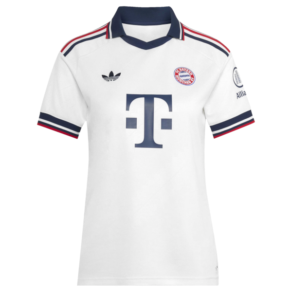 Jamal Musiala Bayern Munich adidas Women's 2026/27 Away Replica Jersey - White