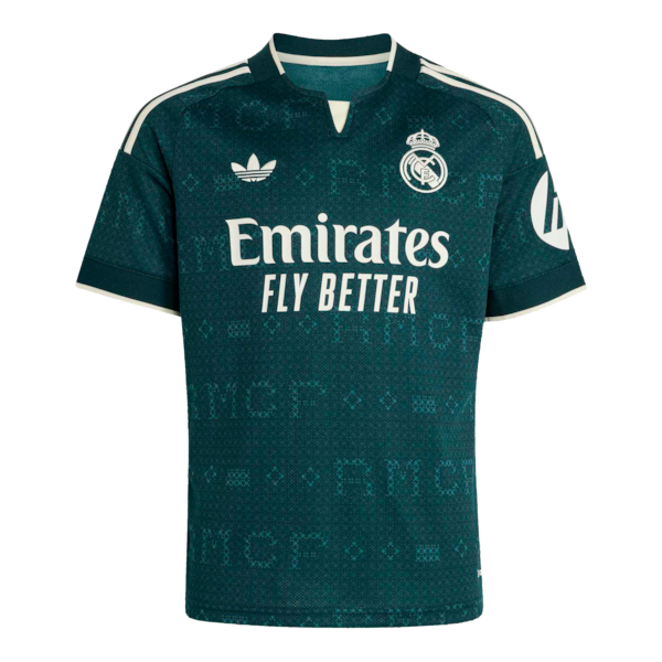 Rodrygo Real Madrid adidas Youth 2026/27 Away Replica Jersey - Green
