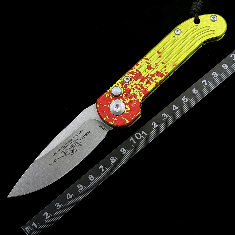 MT 1135-10 LUDT Tactical AUTO Knife – 3.2" M390MK Steel Blade – Aviation Aluminum Handle