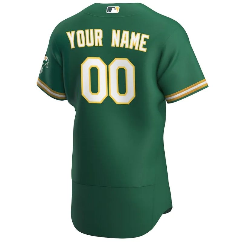 Oakland Athletics Team 2022 Home Custom Jersey Unisex Pro Official - Green - Jersey Teams World