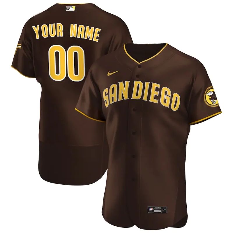 San Diego Padres Team 2022 Home Custom Jersey Unisex Pro Official - Black - Jersey Teams World