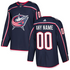 Columbus Blue Jackets Team 2022 Custom Jersey Pro Official- Navy - Jersey Teams World