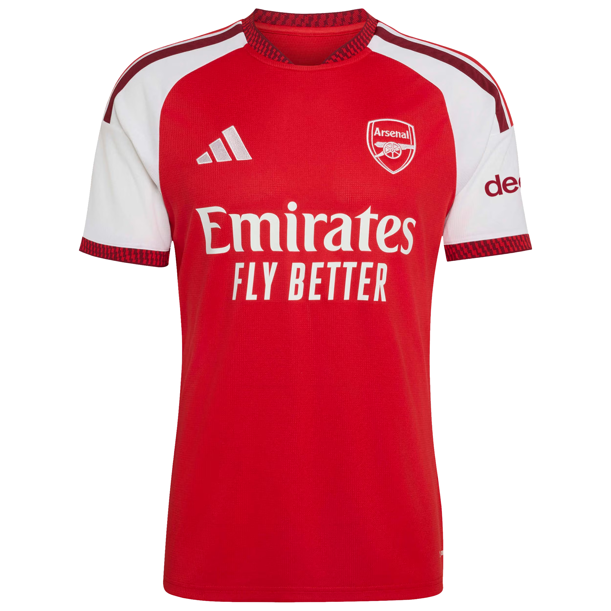 Arsenal adidas 2026/27 Home Replica Custom Jersey – Red