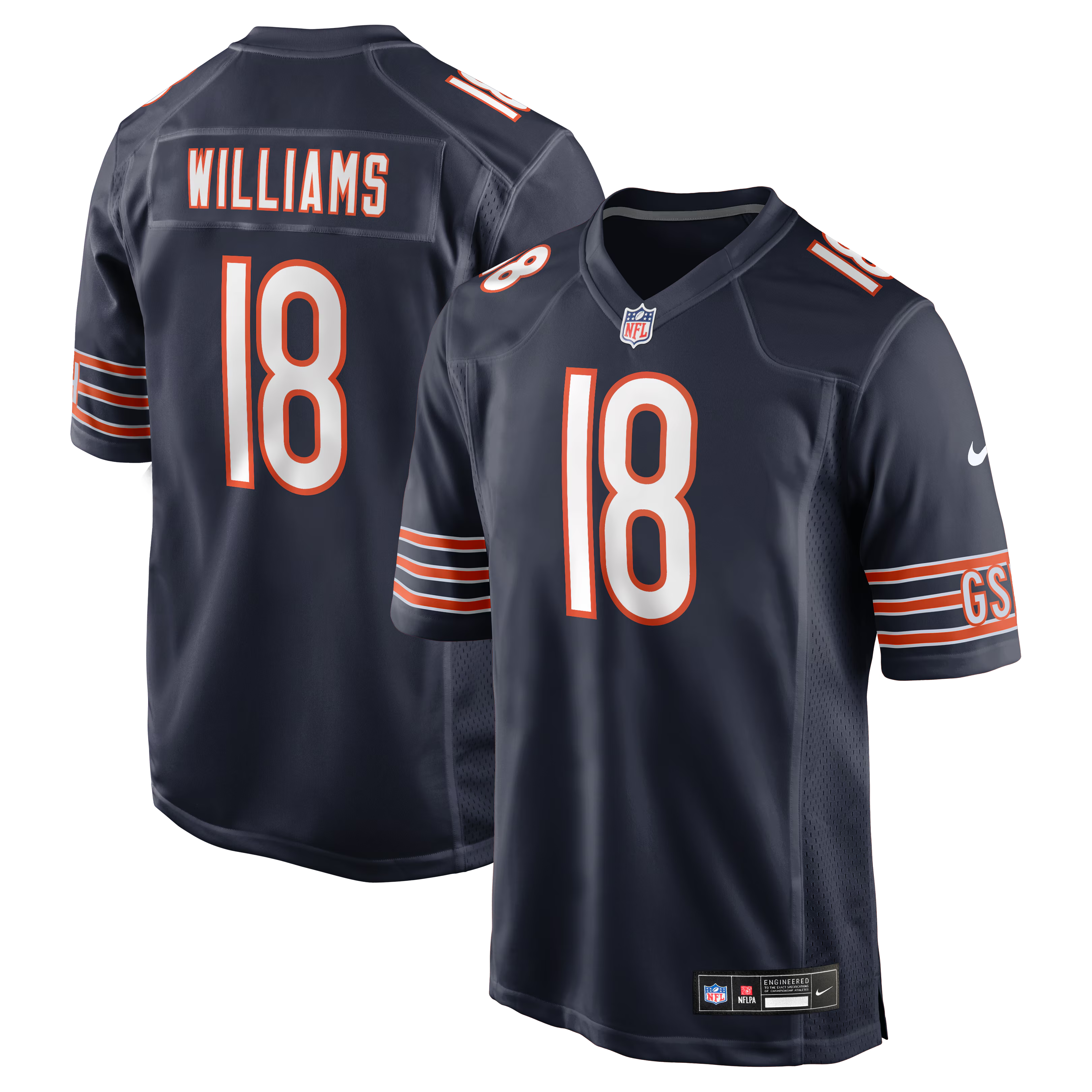 Premium Mesh Football Top – Chicago – Sporty Fan Gear – (williams)