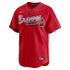 Atlanta Braves Nike Alternate Limited Custom Authentic T-shirt – Red