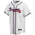 Atlanta Braves Nike Home Custom Authentic T-shirt - White