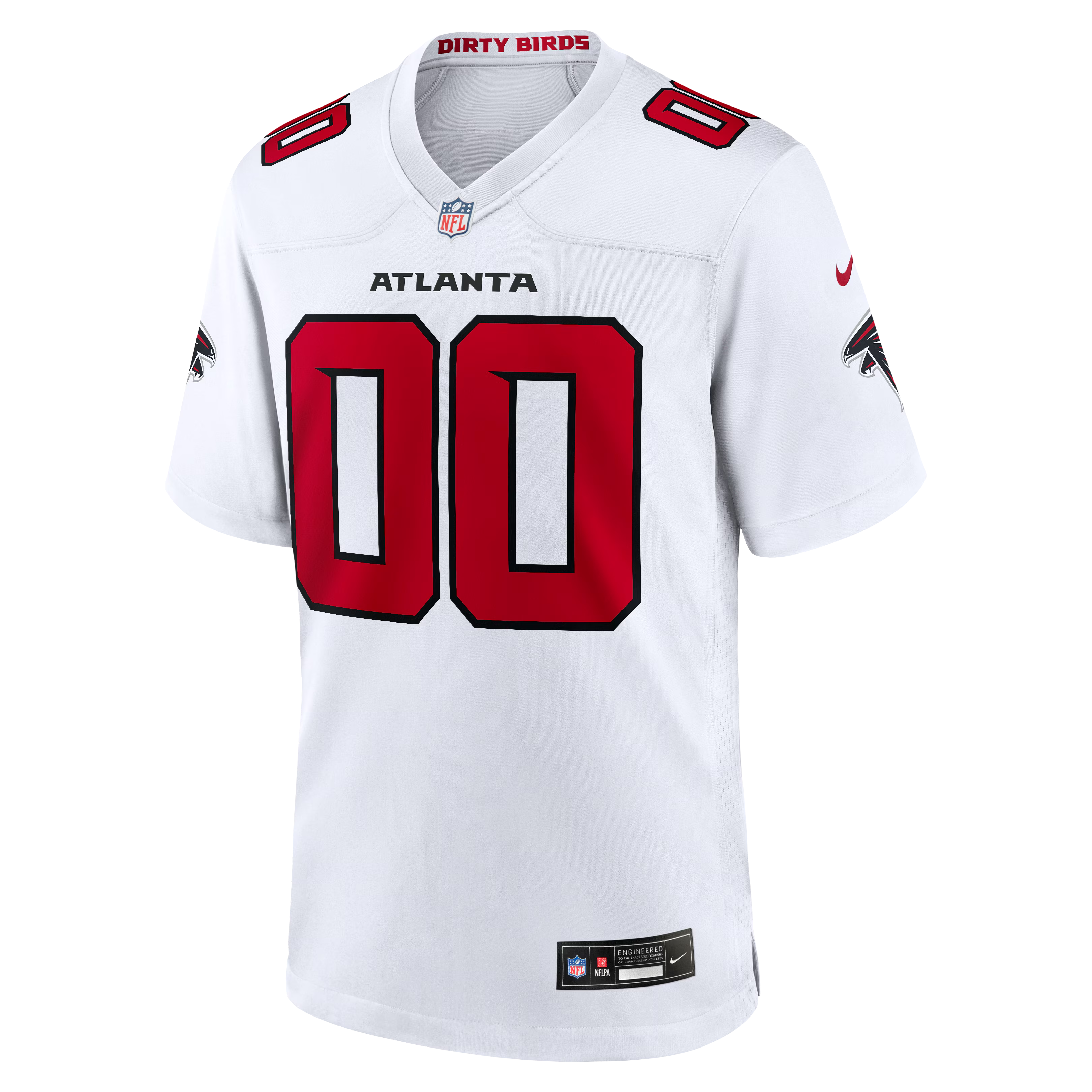 Atlanta Falcons Nike Custom Game Jersey - White - Jersey Teams World