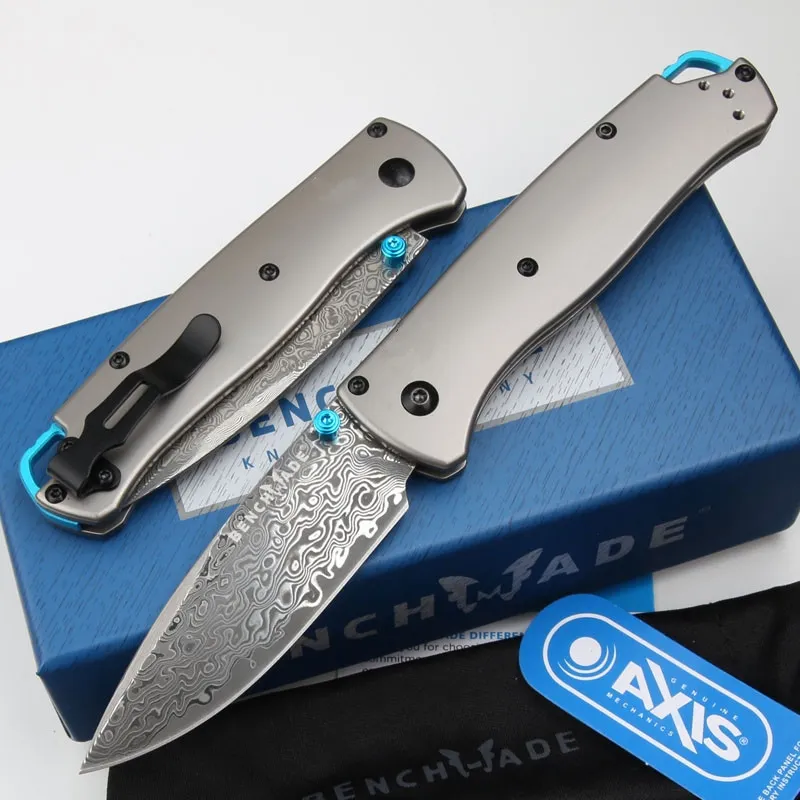 Benchmade 535 Bugout Luxury: Damascus & S90V Precision Folder