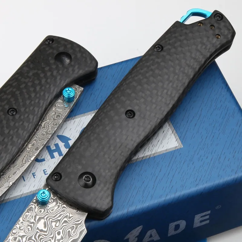 Benchmade 535 Bugout Luxury: Damascus & S90V Precision Folder