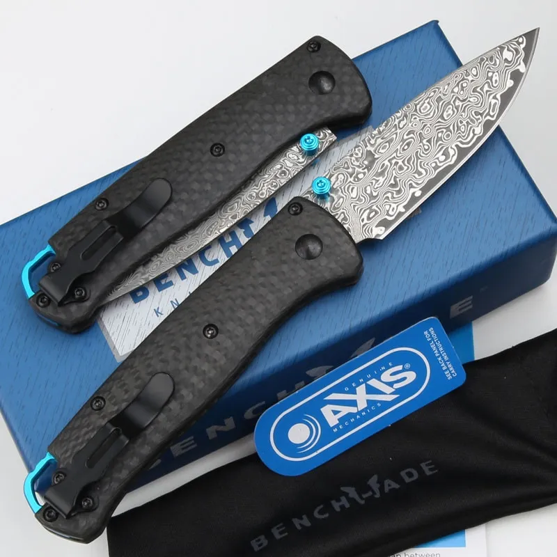 Benchmade 535 Bugout Luxury: Damascus & S90V Precision Folder