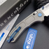 Benchmade 748 Narrows: Gray Aluminum & D2 Precision Art Knife