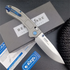 Benchmade 748 Narrows: Gray Aluminum & D2 Precision Art Knife