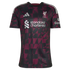 Black Checkerboard Metallic Trim Third Custom Soccer Jersey | Athletic Apparel Liverpool