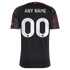 Black Checkerboard Metallic Trim Third Custom Soccer Jersey | Athletic Apparel Liverpool