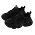 Women's Lace up Sneakers Black chunky Platform White Casual Leather breathable Fashion All-match Female Ladies Sports Sneakers