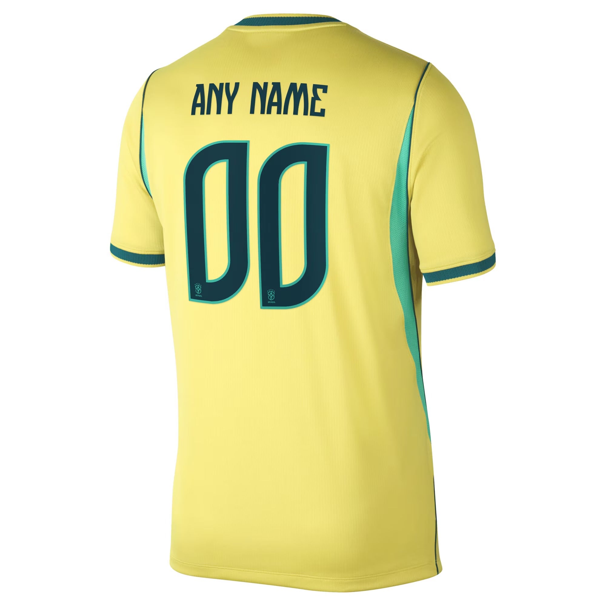 Brazil National Team Nike 2026 Home Stadium Replica Custom Jersey - Yellow
